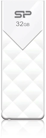 Флеш Диск Silicon Power 32Gb Ultima U03 SP032GBUF2U03V1W USB2.0 белый