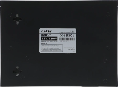 Коммутатор Netis P110GC (L2) 10x1Гбит/с 8PoE+ 120W неуправляемый