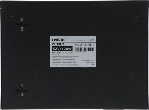 Коммутатор Netis P110GC (L2) 10x1Гбит/с 8PoE+ 120W неуправляемый
