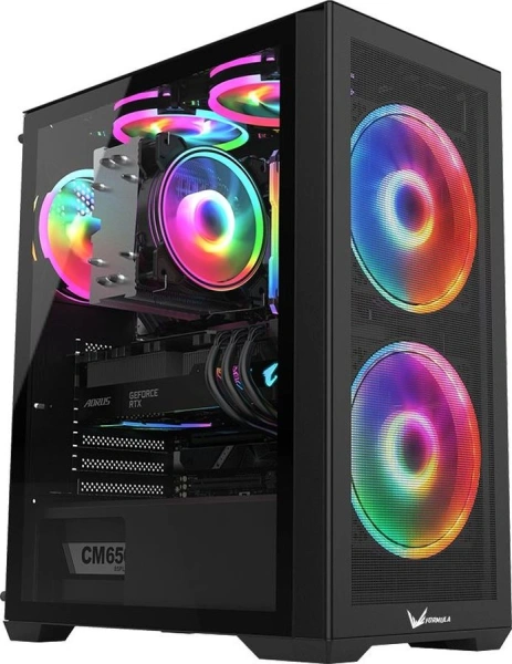 Корпус Formula Air Power G5 DUO черный без БП ATX 5x120mm 3x140mm 1xUSB3.0 audio bott PSU
