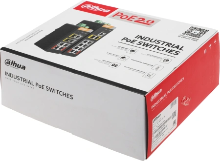 Коммутатор Dahua DH-IS4207-4GT-120 (L2) 1x100Мбит/с 4x1Гбит/с 2SFP 4PoE 120W управляемый