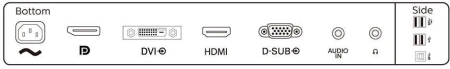Монитор Philips 23.8" 241B8QJEB (00/01) черный IPS LED 16:9 DVI HDMI M/M матовая HAS Piv 1000:1 250cd 178гр/178гр 1920x1080 75Hz VGA DP FHD USB 4.97кг