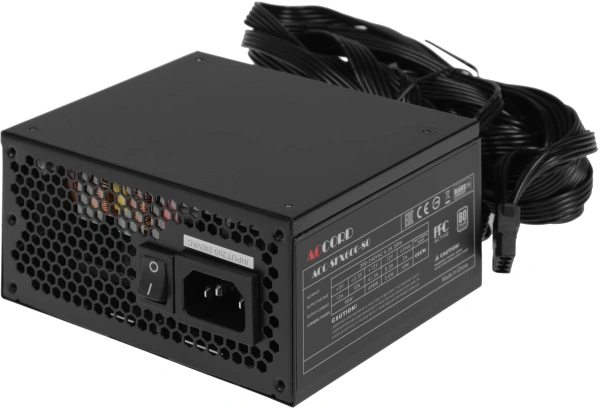 Блок питания Accord SFX 600W ACC-SFX600-80 (20+4pin) APFC 80mm fan 3xSATA RTL