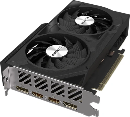 Видеокарта Gigabyte PCI-E 4.0 GV-N4060WF2OC-8GD NVIDIA GeForce RTX 4060 8Gb 128bit GDDR6 2475/17000 HDMIx2 DPx2 HDCP Ret