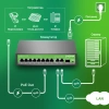 Коммутатор Digma DSP208G-2G-1S-T120 (L2) 10x1Гбит/с 1SFP 8PoE 8PoE+ 120W неуправляемый