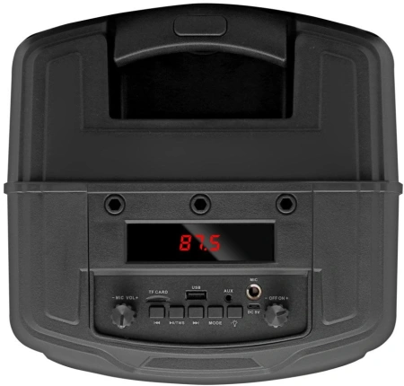 Мидисистема Ginzzu GM-230 черный 48Вт FM USB BT micro SD