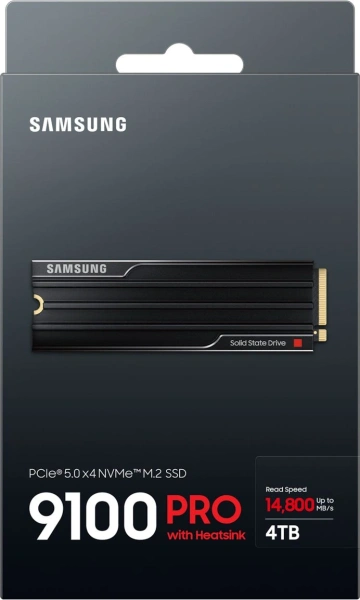 Накопитель SSD Samsung PCIe 5.0 x4 4TB MZ-VAP4T0CW 9100 Pro M.2 2280