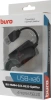 Разветвитель USB 2.0 Buro BU-HUB4-0.3-U2.0-Splitter 4порт. черный