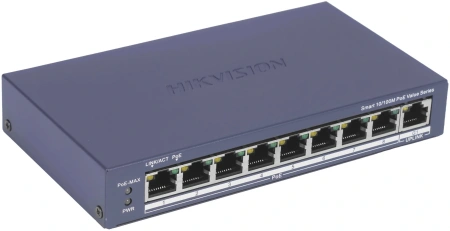 Коммутатор Hikvision DS-3E1309P-EI/M (L2) 8x100Мбит/с 1x1Гбит/с 8PoE 8PoE+ 110W управляемый