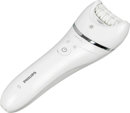 Эпилятор Philips BRE710/00 скор.:2 насад.:4 белый
