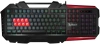 Клавиатура A4Tech B3590R механическая черный/красный USB Multimedia for gamer LED (подставка для запястий) (B3590R (BLACK+RED)) кабель 1.8м