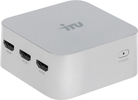Неттоп IRU Planio 115 N100 (0.8) 16Gb SSD512Gb UHDG без ОС 2xGbitEth WiFi BT 30W серебристый (2099138)