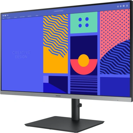 Монитор Samsung 27" Essential S4 S27C430GAIXCI черный IPS LED 16:9 HDMI матовая HAS Piv 1000:1 250cd 178гр/178гр 1920x1080 100Hz FreeSync VGA DP FHD USB 5.6кг