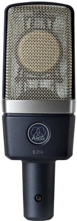 Микрофон проводной AKG C214 серый