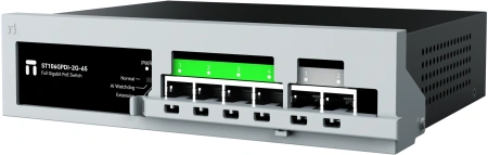 Коммутатор Netis ST106GPDI-2G-65 6x1Гбит/с 1xКомбо(1000BASE-T/SFP) 4PoE 65W неуправляемый