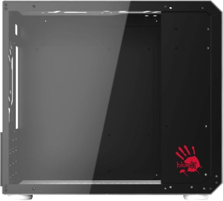 Корпус Bloody BD-CC110 белый/черный без БП mATX 5x120mm 2xUSB3.0 audio