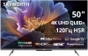 Телевизор QLED Skyworth 50" 50Q66H Eye Care Frameless черный 4K Ultra HD 60Hz MEMC DVB-T DVB-T2 DVB-C DVB-S DVB-S2 USB WiFi Smart TV