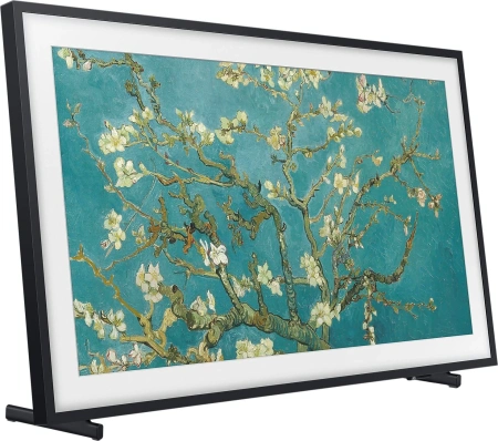 Телевизор QLED Samsung 32" QE32LS03CBUXRU The Frame черный/серый FULL HD 60Hz DVB-T2 DVB-C DVB-S2 USB WiFi Smart TV (RUS)