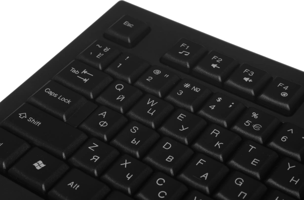 Клавиатура + мышь A4Tech 7100N клав:черный мышь:черный USB беспроводная