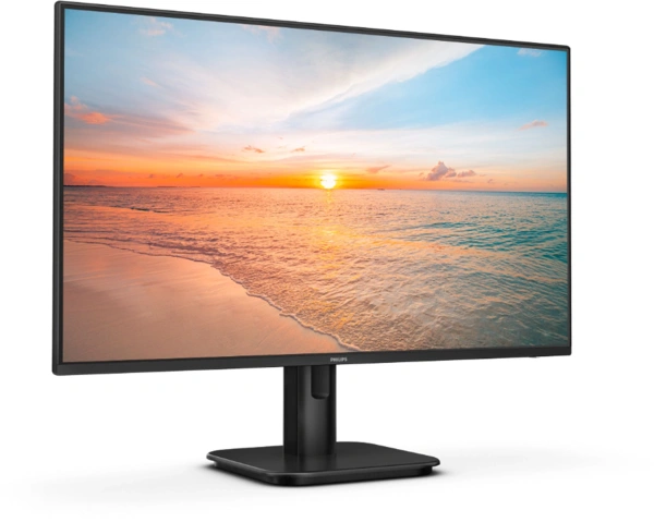 Монитор Philips 23.8" E Line 24E1N1200A черный IPS LED 1ms 16:9 HDMI M/M матовая 300cd 178гр/178гр 1920x1080 100Hz VGA DP FHD 2.94кг