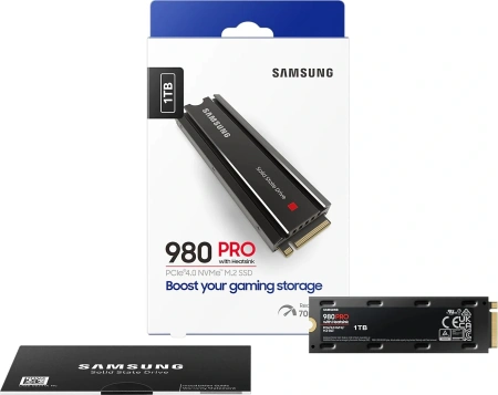 Накопитель SSD Samsung PCIe 4.0 x4 1TB MZ-V8P1T0CW 980 PRO M.2 2280