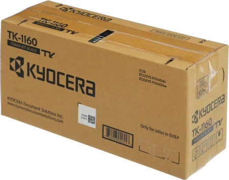 Картридж лазерный Kyocera TK-1160 1T02RY0NL0 черный (7200стр.) для Kyocera P2040dn/P2040dw