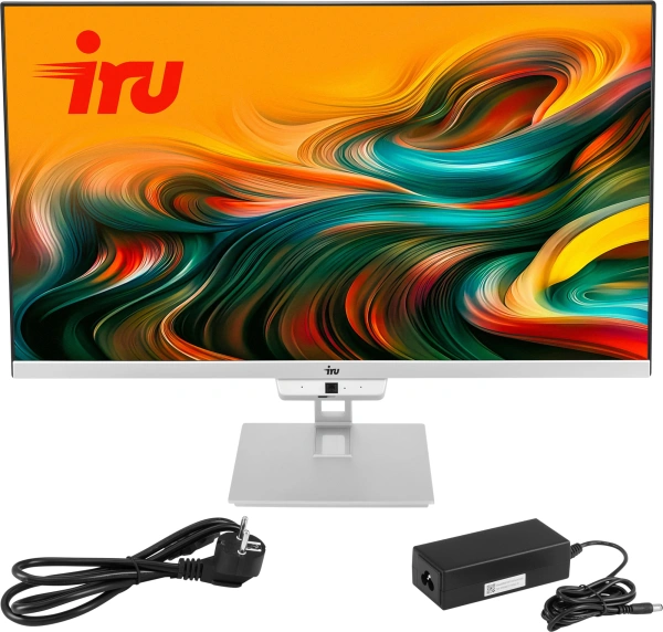 Моноблок IRU Planio 235 23.8" Full HD Ryzen 5 3500U (2.1) 8Gb SSD256Gb Vega 8 Windows 11 Pro 64 GbitEth WiFi BT 120W Cam серебристый 1920x1080