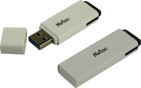 Флеш Диск Netac 128Gb U185 NT03U185N-128G-30WH USB3.0 белый