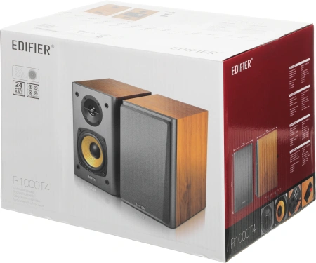 Колонки Edifier R1000T4 2.0 черный 24Вт