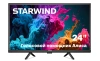 Телевизор LED Starwind 24" SW-LED24SG304 Яндекс.ТВ Slim Design черный/черный HD 60Hz DVB-T DVB-T2 DVB-C DVB-S DVB-S2 USB WiFi Smart TV