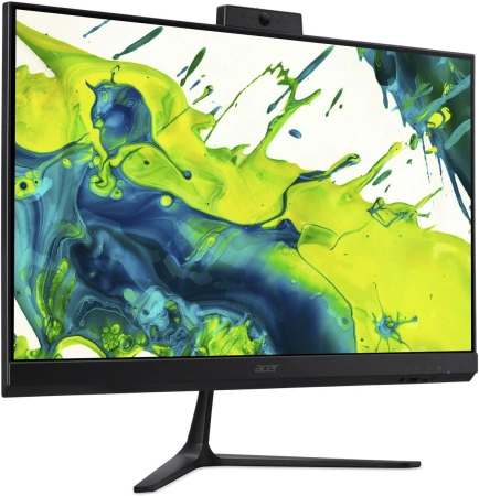 Моноблок Acer Aspire C24-2 23.8" Full HD i3 1305U (1.6) 16Gb SSD512Gb UHDG FreeDOS GbitEth WiFi BT 65W клавиатура мышь Cam черный 1920x1080