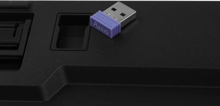 Клавиатура Akko 5075B Plus механическая черный/серебристый беспроводная BT Multimedia for gamer LED