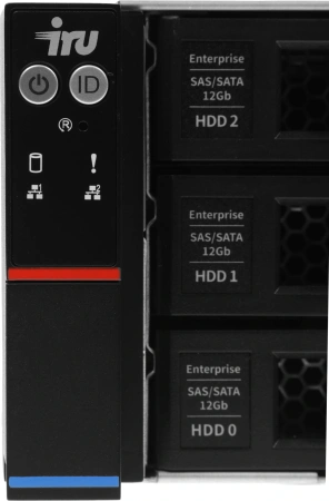 Сервер IRU Rock G2212AG3 2x7313 4x32Gb 9361-8I AST2500 2x1Gb/s 2x1300W w/o OS (2126207)