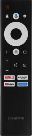Телевизор LED Skyworth 32" 32E55G Google TV Frameless черный/черный HD 60Hz DVB-T DVB-T2 DVB-C DVB-S DVB-S2 USB WiFi Smart TV