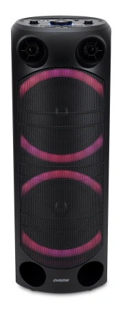 Минисистема Digma D-MC1720 черный 80Вт FM USB BT micro SD