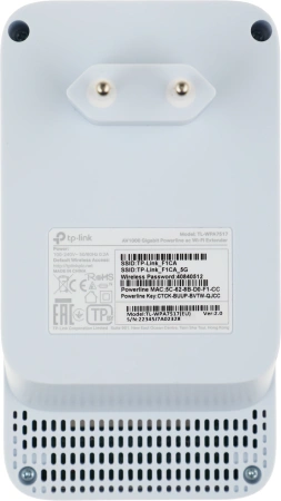 Сетевой адаптер HomePlug AV TP-Link TL-WPA7517 KIT AV1000 Gigabit Ethernet (упак.:2шт)