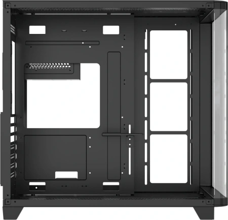 Корпус Formula Crystal U2 Floe черный без БП ATX 6x120mm 1xUSB2.0 1xUSB3.0 audio bott PSU