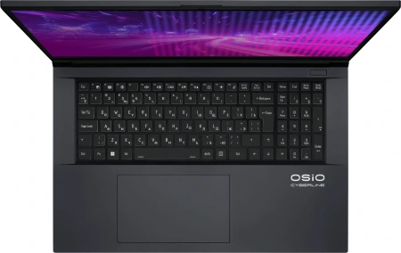 Ноутбук Osio CyberLine C170i-001 Core i5 12600H 16Gb SSD512Gb NVIDIA GeForce RTX 3050 6Gb 17.3" IPS FHD (1920x1080) без ОС dk.grey WiFi BT Cam 3410mAh