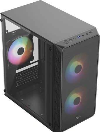 Корпус Formula Air Mesh G4 PLUS черный без БП mATX 1xUSB2.0 1xUSB3.1 audio