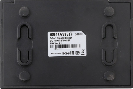 Коммутатор Origo OS2105 OS2105/A2A 5x1Гбит/с неуправляемый