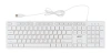 Клавиатура Acer OKW123 белый USB Multimedia (ZL.KBDEE.00D) кабель 1.5м