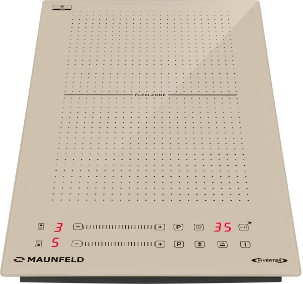 Индукционная варочная поверхность Maunfeld CVI292S2FBG Inverter бежевый