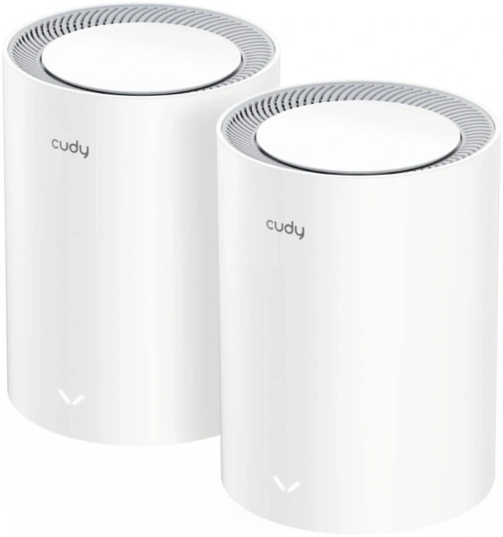 Бесшовный Mesh роутер Cudy M3600 (M3600(2-PACK)) BE3600 10/100/1000BASE-T белый (упак.:2шт)