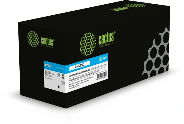 Картридж лазерный Cactus CS-C2503C 841928 голубой (9500стр.) для Ricoh Aficio MP C2003SP/C2004ASP/C2011SP