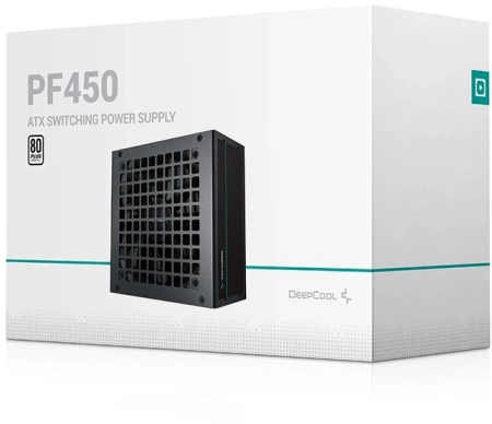 Блок питания Deepcool ATX 450W PF450 V2 80+ white (20+4pin) APFC 120mm fan 6xSATA RTL