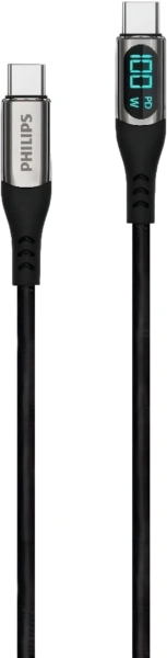 Кабель Philips DLC9102 USB Type-C (m)-USB Type-C (m) 2м черный коробка (упак.:1шт)