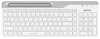 Клавиатура A4Tech FBK25 белый/серый USB беспроводная BT/Radio slim Multimedia (FBK25 WHITE)