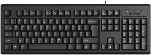 Клавиатура A4Tech KR-83 черный USB (KR-83 BLACK)