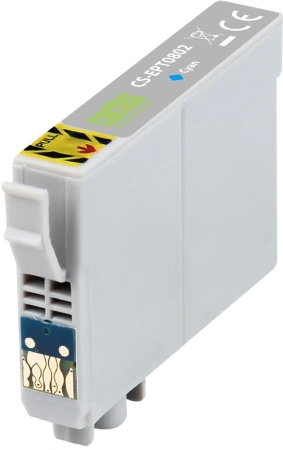 Картридж струйный Cactus CS-EPT0802 T0802 голубой (11.4мл) для Epson Stylus PhotoP50/PX650/PX660/PX700/PX700W/PX710/PX710W/PX720/PX720WD/PX800/PX800FW/PX810/PX810FW/PX820/PX820FWD/R265/R285/R360/RX560/RX585/RX685 с чипом