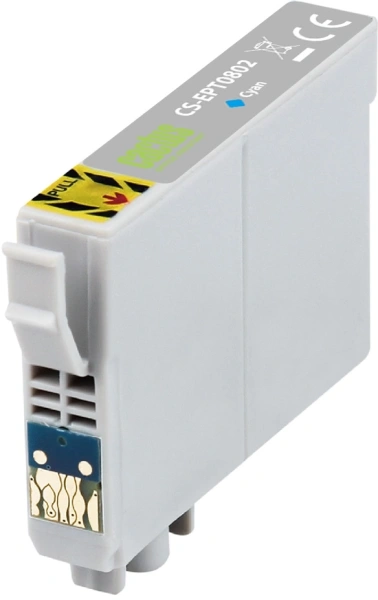 Картридж струйный Cactus CS-EPT0802 T0802 голубой (11.4мл) для Epson Stylus PhotoP50/PX650/PX660/PX700/PX700W/PX710/PX710W/PX720/PX720WD/PX800/PX800FW/PX810/PX810FW/PX820/PX820FWD/R265/R285/R360/RX560/RX585/RX685 с чипом